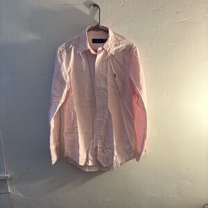 Ralph Lauren Men's Light Pink Button Down Shirt size Medium